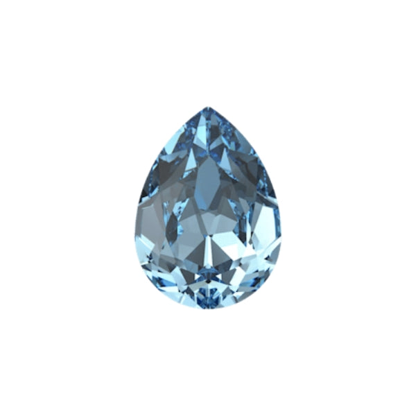 Swarovski 4320 Crystal Pear Fancy Stone 202 Aquamarine(6x4mm)