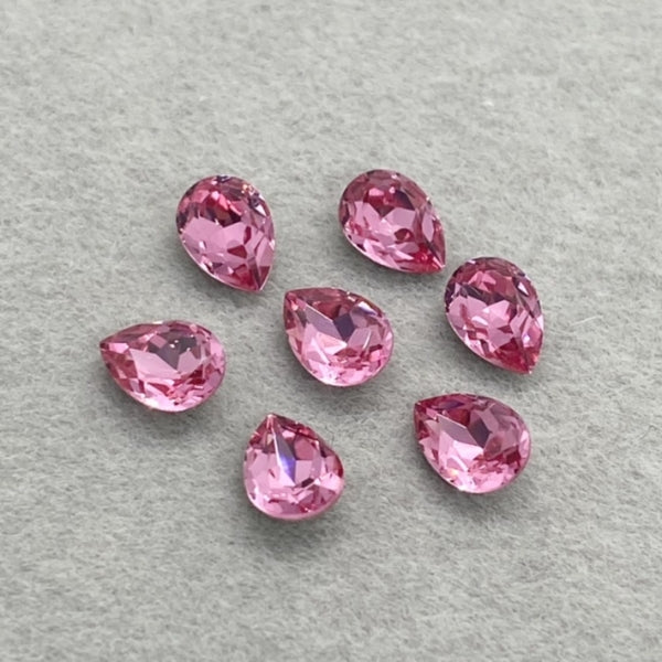 Swarovski 4320 Crystal Pear Fancy Stone 209Rose(6x4mm)
