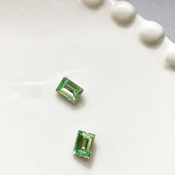 Swarovski 4527 crystal Step Cut Fancy Stone 238 Chrysolite(8x6mm)