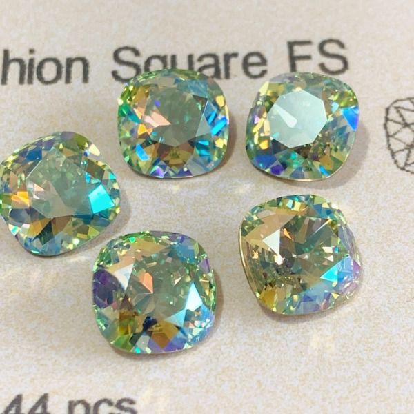 Swarovski 4470 crystal Cushion Square 238shim(10mm)
