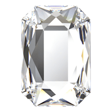 Swarovskis 2602 Emerald Cut flat back crystal(3x2.5mm)