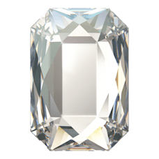 Swarovskis 2602 Emerald Cut flat back crystal(3x2.5mm)