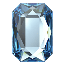 Swarovskis 2602 Emerald Cut flat back crystal(3x2.5mm)