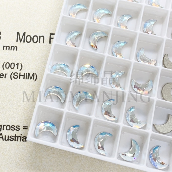 Swarovski 2813 Moon Flat Back Crystal(8x5.5mm)