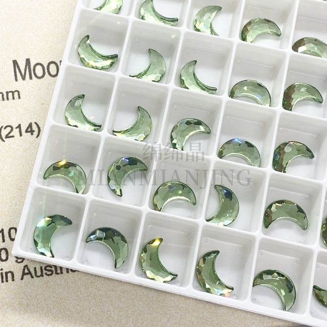 Swarovski 2813 Moon Flat Back Crystal(8x5.5mm)