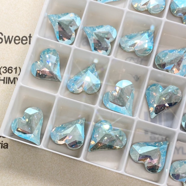 Swarovski 4809 crystal Sweet heart Fancy Stone 361SHIM (13x12mm)