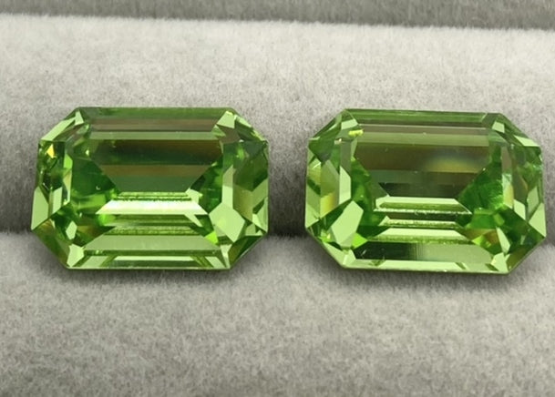 Swarovski 4610 Crystal Fancy Stone 214 Peridot(14x10mm)