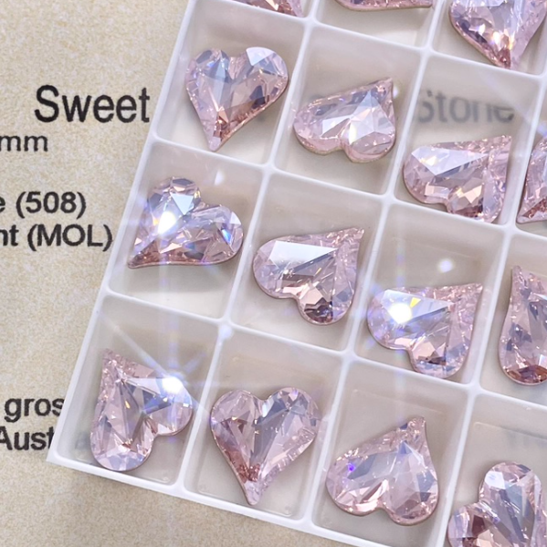 Swarovski 4809 crystal Sweet heart Fancy Stone 508MOL(13x12mm)