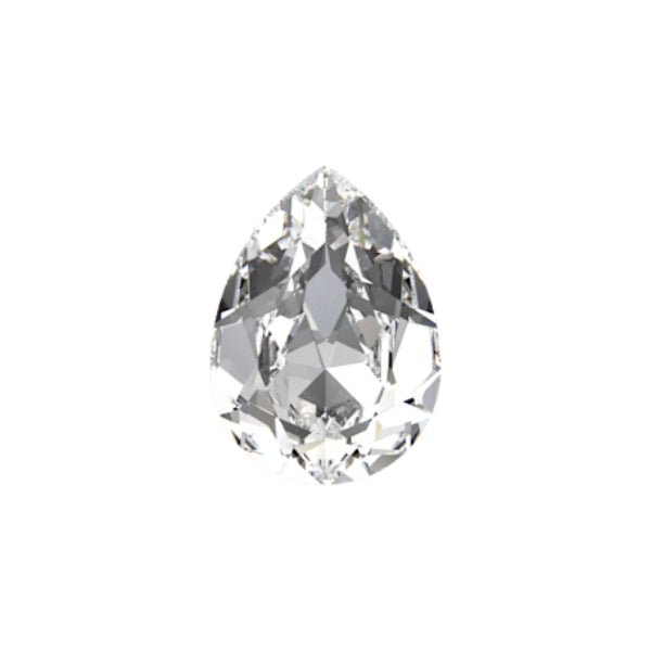 Swarovski 4320 Crystal  Pear Fancy Stone 001white（8x6mm）