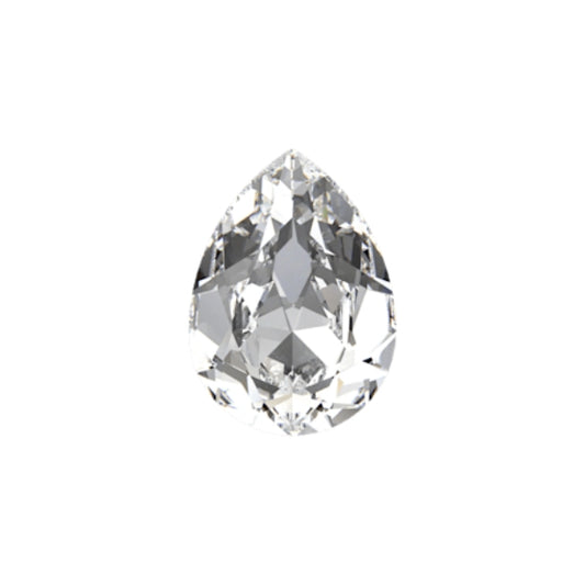 Swarovski 4320 Crystal  Pear Fancy Stone 001white（8x6mm）