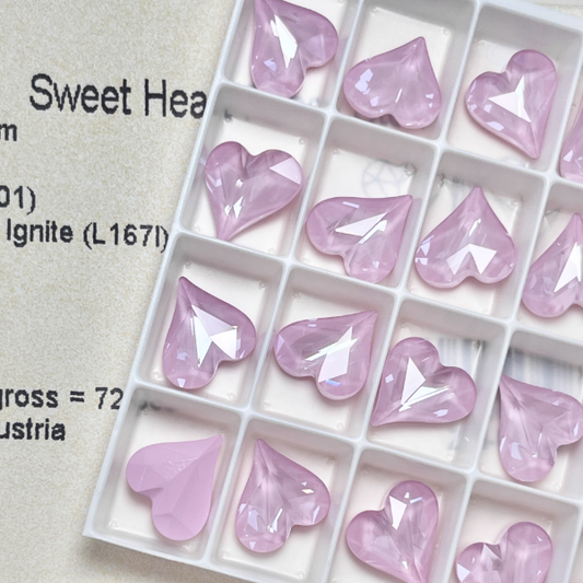 Swarovski 4809 crystal Sweet heart Fancy Stone L167I （13x12mm）