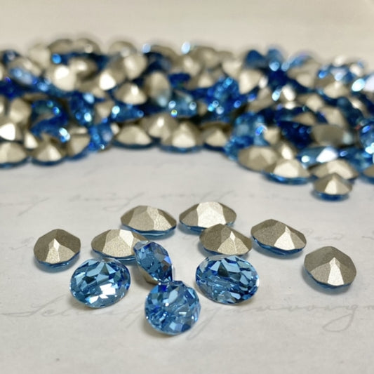 Swarovski 4120 crystal Oval Fancy Stone 202Aquamarine（8x6mm）