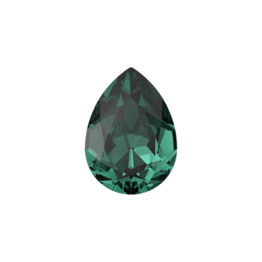 Swarovski 4320 Crystal  Pear Fancy Stone 205 Emerald（8x6mm）