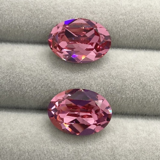 Swarovski 4120 crystal Oval Fancy Stone 209Rose （14x10mm）