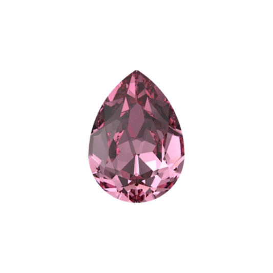 Swarovski 4320 Crystal  Pear Fancy Stone 209Rose（6x4mm）