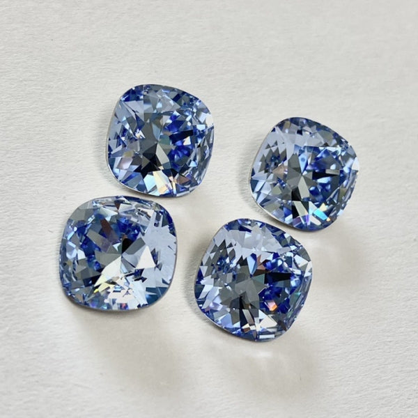 Swarovski 4470 crystal Cushion Square 211Light Sapphire（10mm）