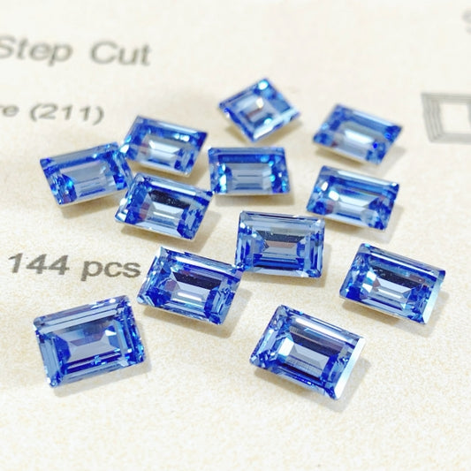 Swarovski 4527 crystal Step Cut Fancy Stone 211 Light Sapphire（8x6mm）