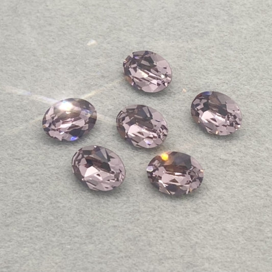 Swarovski 4120 crystal Oval Fancy Stone 212Light Amethyst（8x6mm）