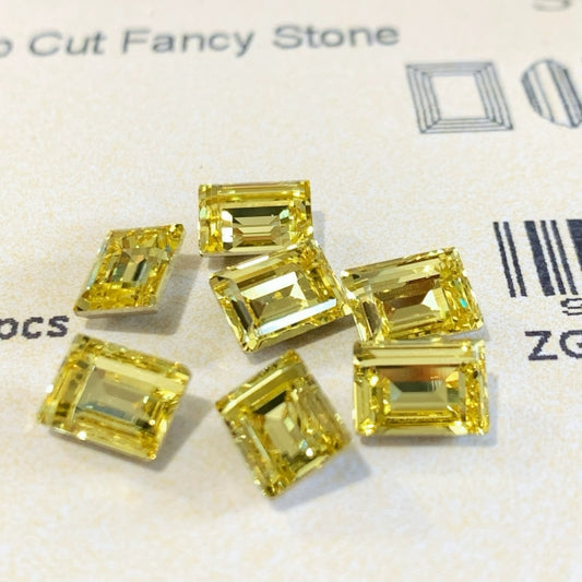 Swarovski 4527 crystal Step Cut Fancy Stone 213 Jonquil （8x6mm）