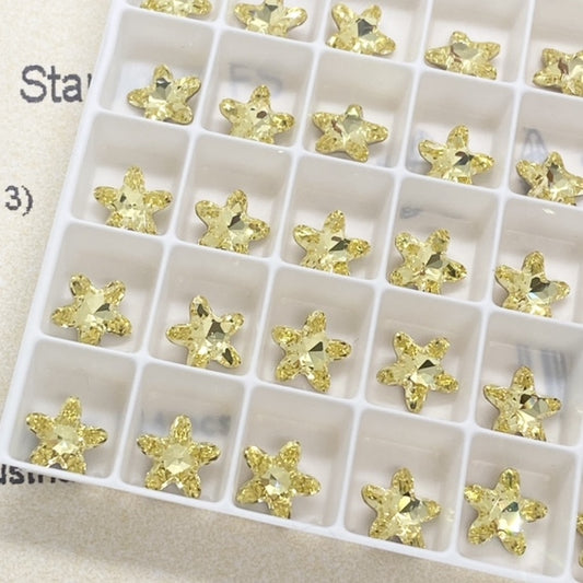 Swarovski 4754 crystal Starblopm FS Stone 213 Jonquil （8mm）