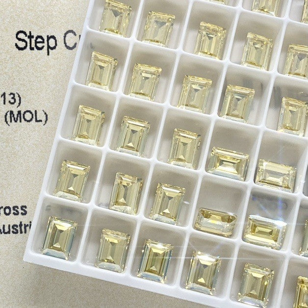 Swarovski 4527 crystal Step Cut Fancy Stone 213MOL Jonquil Moonlight（8x6mm）