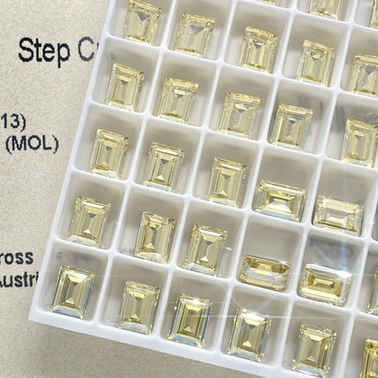 Swarovski 4527 crystal Step Cut Fancy Stone 213MOL Jonquil Moonlight（8x6mm）