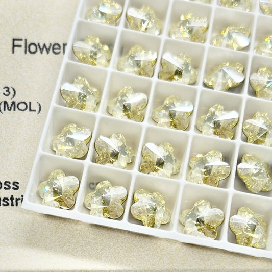 Swarovski 4744 crystal Flower Fancy Stone 213mol（10mm）