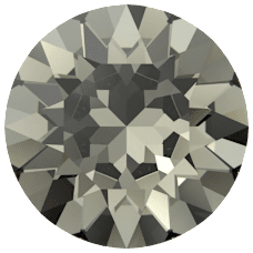Swarovski 1088 XlRlUS SS39 Round Stones 215Black Diamond