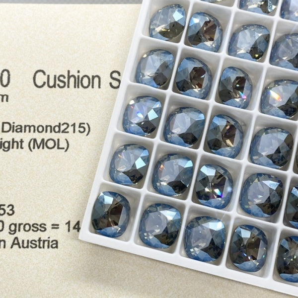 Swarovski 4470 crystal Cushion Square 215MOL（10mm）