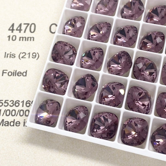 Swarovski 4470 crystal Cushion Square 219Lris（10mm）