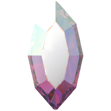Swarovski 2200F Navette Flat Back Crystal AB