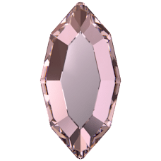 Swarovski 2200F Navette Flat Back Crystal Antp Antique Pink