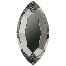 Swarovski 2200F Navette Flat Back Crystal 215 Back Diamond