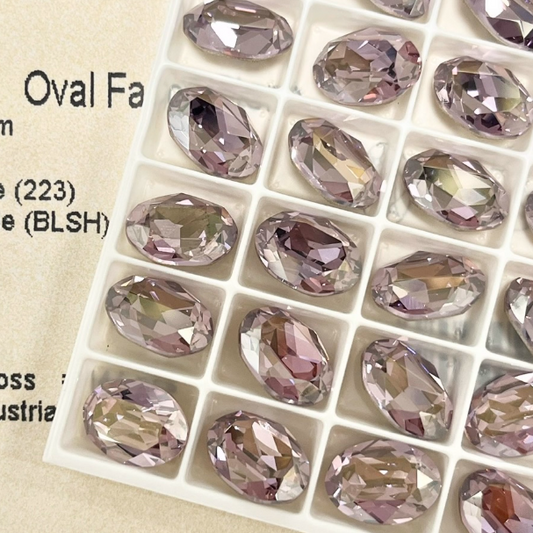 Swarovski 4120 crystal Oval Fancy Stone 223BLSH（14x10mm）
