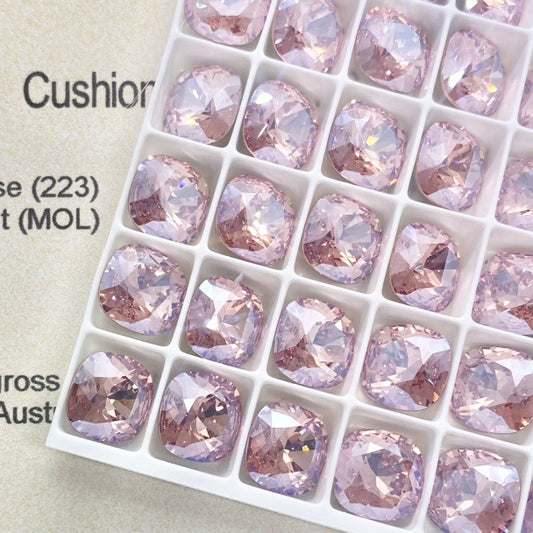 Swarovski 4470 crystal Cushion Square 223MOL（10mm）