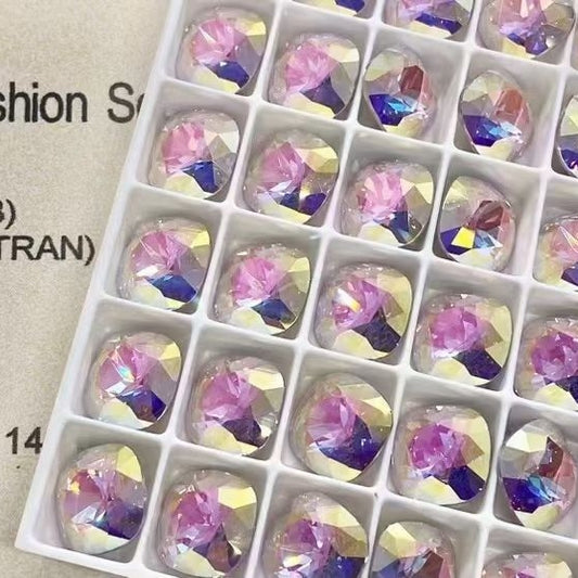 Swarovski 4470 crystal Cushion Square 223tran（10mm）