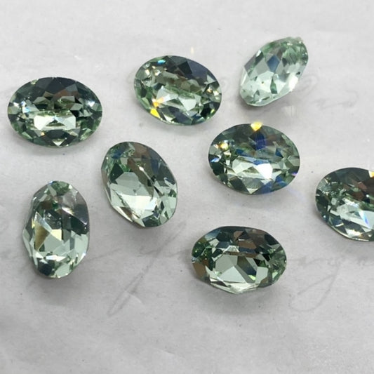 Swarovski 4120 crystal Oval Fancy Stone 238Chrysolite（8x6mm）