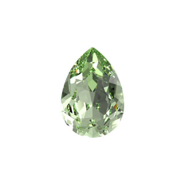 Swarovski 4320 Crystal  Pear Fancy Stone 238Chrysolite（6x4mm）