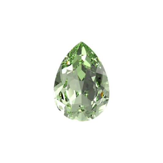 Swarovski 4320 Crystal  Pear Fancy Stone 238Chrysolite（6x4mm）