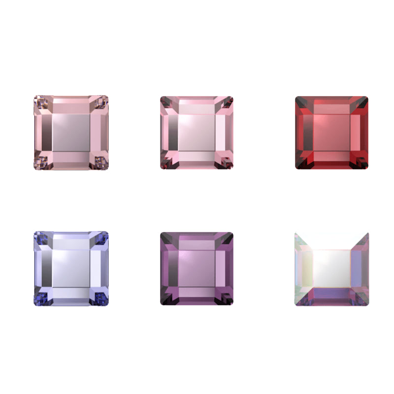 Swarovski 2400 Square Flat Back crystals (4mm)