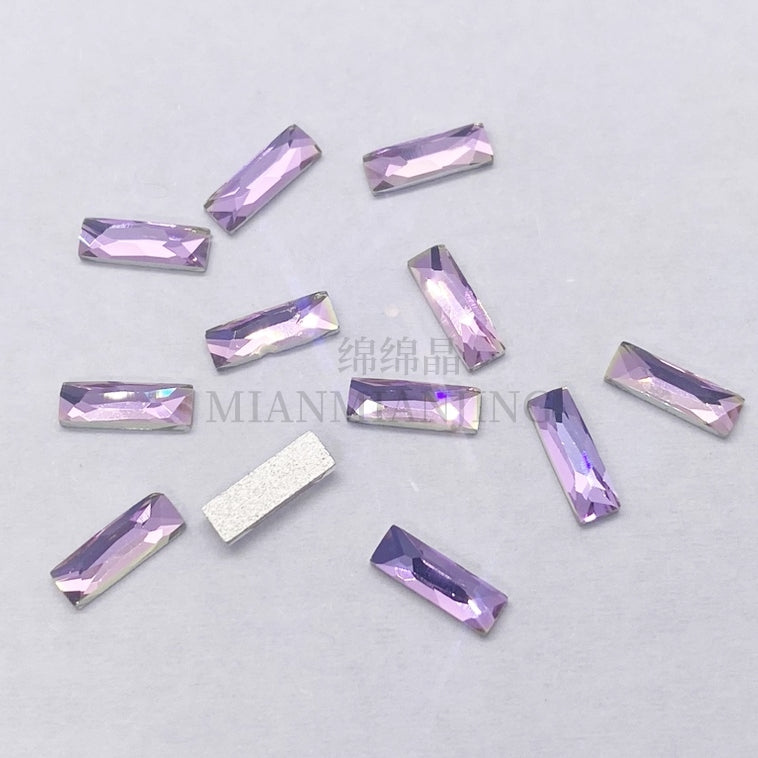 Swarovski 2555 Cosmic Baguette flat back crystals(8X2.6MM)