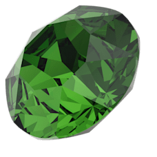 Swarovski 1088 XlRlUS SS39 Round Stones 260 DARK MOSS GREEN