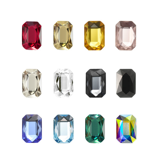 Swarovskis 2602 Emerald Cut  flat back crystal（3x2.5mm）
