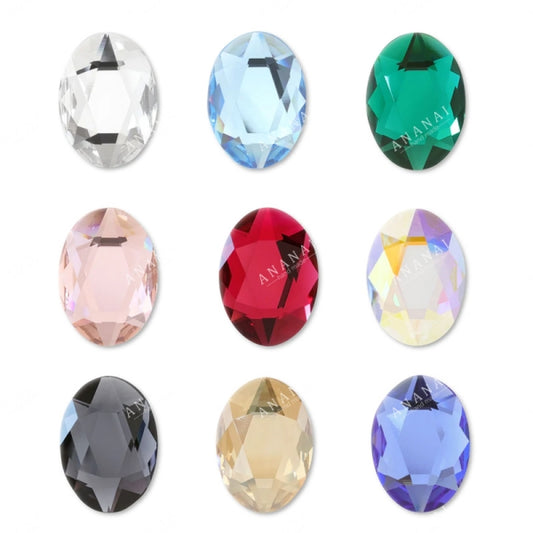 Swarovski 2603 OVal flat back crystalsOVal（4x3mm）