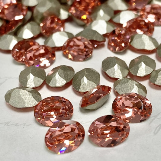Swarovski 4120 crystal Oval Fancy Stone 262 Rose Peach（6x4mm）