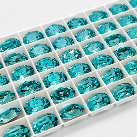 Swarovski 4120 crystal Oval Fancy Stone 263Light Turquoise（14x10mm）