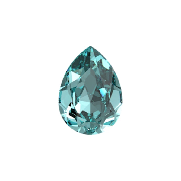 Swarovski 4320 Crystal  Pear Fancy Stone 263 Light Turquoise（6x4mm）