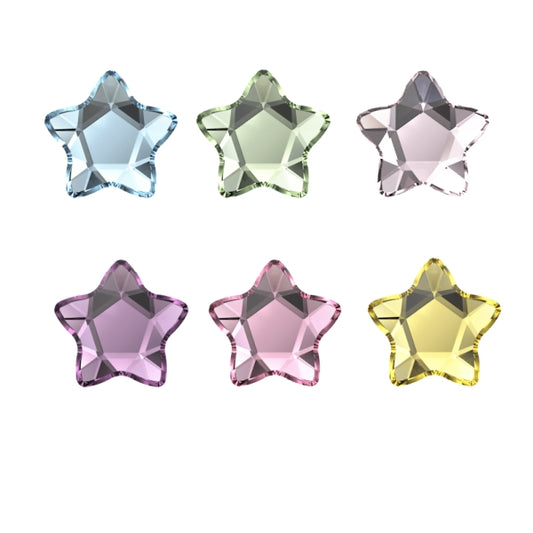 Swarovski 2754 Star Flower Flat back crystals（4mm）