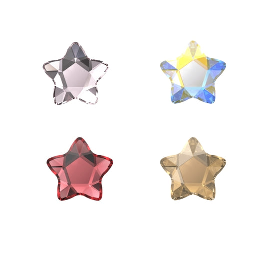 Swarovski 2754 Star Flower Flat back crystals（6mm）