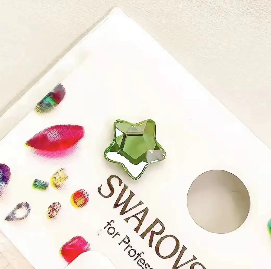 Swarovski 2754 Star Flower Flat back crystals（6mm）